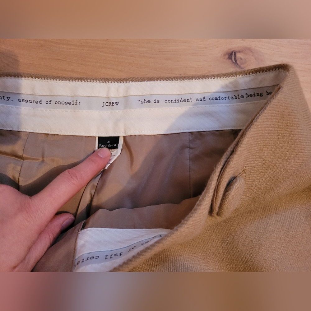 Women's Tan Pants - Picture 4 of 4